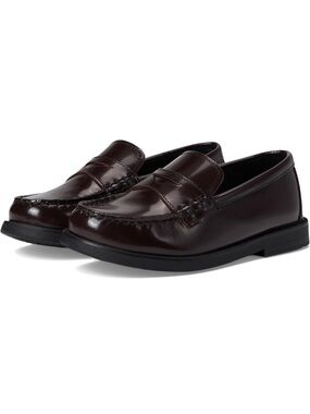 FLORSHEIM•boys burgundy croquet penny loafer 3.5W NIB